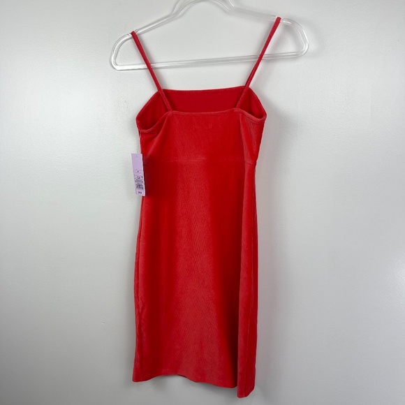 Wild Fable Red Velvet Mini Dress NWT - Picture 6 of 6